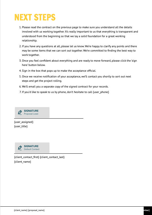 Web Development Retainer Proposal Template